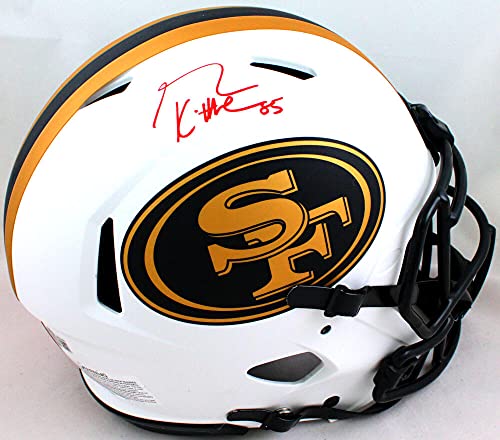 GEORGE KITTLE SIGNED 2024 LUNAR ECLIPSE ALTERNATE MINI HELMET BECKETT HOLO #W250251