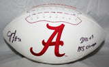 C. J. Mosley Autographed Alabama Crimson Tide Logo Football W/ BCS Champs- JSA W