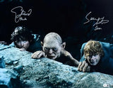 Sean Astin Elijah Wood Signed Lord of the Rings 16x20 Photo w/Sam, Frodo-Beckett