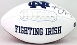 Jeremiah Owusu-Koramoah Autographed Notre Dame Logo Football w/ Insc- Prova