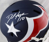 DeAndre Hopkins Autographed Texans AMP Speed F/S Helmet - JSA W Auth *White