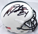 Miles Sanders Autographed Penn State Schutt Mini Helmet-Beckett W Hologram