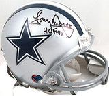 Tony Dorsett Autographed Dallas Cowboys Mini Helmet W/ HOF- Beckett W Holo