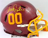 Alex Smith Autographed Washington Football Team Mini Helmet - Beckett W *Yellow