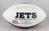 Jamal Adams Autographed New York Jets Logo Football - JSA Witness Auth