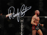 Randy Couture Signed UFC 8x10 Photo With Belt- Beckett Auth *Ref Back Turned