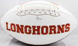 D'Onta Foreman Autographed Texas Longhorns Logo Football- JSA Witnessed Auth