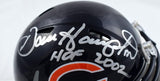 Dan Hampton Autographed Chicago Bears Speed Mini Helmet w/HOF - Prova *Silver