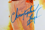 Christopher Lloyd/MJ Fox Signed Back to the Future 16x20 Fire Photo- JSA W *Blue