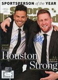 JJ Watt/Jose Altuve Autographed Sports Illustrated 2017 Magazine - JSA W Auth *a