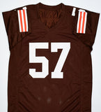 Clay Matthews Autographed Brown Pro Style Jersey - Prova *Black