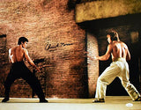 Chuck Norris Autographed 16x20 The Way of the Dragon Stare Down Photo- JSA W