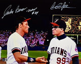 Charlie Sheen Corbin Bernsen Autographed 11x14 Major League Photo-Beckett W Holo