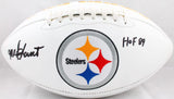 Mel Blount Autographed Pittsburgh Steelers Logo Football w/HOF-Beckett W Holo