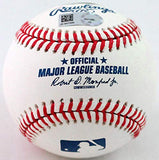 Steve Pearce Autographed Rawlings OML Baseball- Fanatics Authenticated