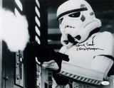 Tony Smart Autographed 11x14 Firing Gun Photo w/ Stormtrooper - JSA Auth *Black