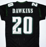 Brian Dawkins Autographed Black Pro Style Jersey w/HOF, Weapon X -Beckett W Holo