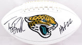 Tony Boselli Autographed Jaguars Logo Football w/HOF - Beckett W Hologram *Black