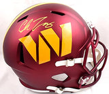 Chase Young Autographed Washington Commanders F/S Speed Helmet-Fanatics *Yellow