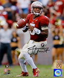 Jameis Winston Autographed Seminoles 8x10 Passing PF Photo- Winston Hologram