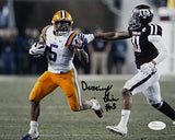 Derrius Guice Autographed LSU 8x10 Against Texas A&M Photo - JSA W Auth *Black