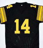 George Pickens Autographed Black Pro Style Jersey Yellow # - JSA *Black