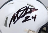 Miles Sanders Autographed Penn State Speed Mini Helmet-Beckett W Hologram