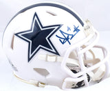 Dak Prescott Autographed Cowboys ALT 2022 Speed Mini Helmet - Beckett W Hologram