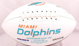 Jaylen Waddle Autographed Miami Dolphins Logo Football-Fanatics *Black