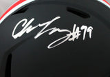 Chase Young Autographed Ohio State F/S Eclipse Speed Authentic Helmet-Fanatics