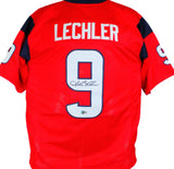 Shane Lechler Autographed Red Pro Style Jersey- Beckett W Hologram *Black