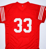 Roger Craig Autographed Red Pro Style Jersey- JSA W *Black