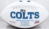 Kwity Paye Autographed Indianapolis Colts Logo Football #- Beckett W Hologram