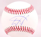 Wander Franco Autographed Rawlings OML Baseball - JSA *Blue