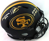 Patrick Willis Signed 49ers Eclipse Authentic FS Helmet w/ 3 Insc- Beckett W*Gld