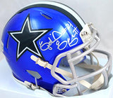 Ezekiel Elliott Autographed Dallas Cowboys Flash Speed Mini Helmet-BeckettW Holo