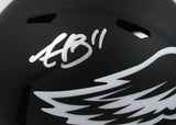 AJ Brown Signed Philadelphia Eagles Eclipse Speed Mini Helmet-Beckett W Holo