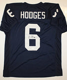 Gerald Hodges Autographed Navy Blue College Style Jersey- JSA Authenticated