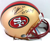 Patrick Willis Signed 49ers 96-08 Mini Helmet w/ 07 Def Roy- Beckett W *Black