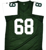 Kevin Mawae Autographed Green Pro Style Jersey w/HOF- Beckett W *Black