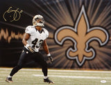 Darren Sproles Autographed 16x20 Saints On Field Photo- JSA W Authenticated