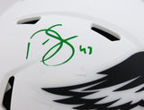 Darren Sproles Autographed Philadelphia Eagles Lunar Speed Mini Helmet-BAW Holo