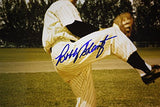 Bobby Shantz Autographed 8x10 Pitching Stance Photo- JSA Authenticated