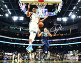 Giannis Antetokounmpo Autographed Bucks 16x20 Dunk Face Photo-Beckett W Hologram