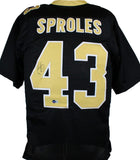 Darren Sproles Autographed Black Pro Style Jersey *Up-Beckett W Hologram *Black