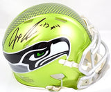 Jaxon Smith-Njigba Autographed Seattle Seahawks Flash Speed Mini Helmet-Fanatics