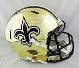 Ricky Williams Signed New Orleans Saints Chrome F/S Helmet w/ SWED- JSA W Auth