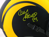 Cam Akers Signed Los Angeles Rams Eclipse Speed F/S Helmet- Beckett W *Yellow