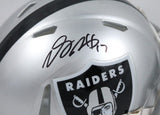 Davante Adams Autographed Las Vegas Raiders Speed Mini Helmet-Beckett W Hologram