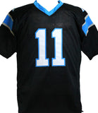 Robby Anderson Autographed Black Pro Style Jersey - Beckett W *Black